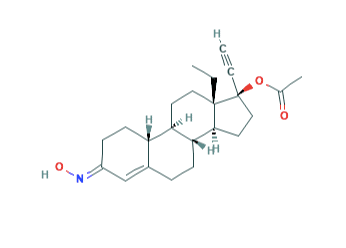 Norgestimatmolekyl gestagen