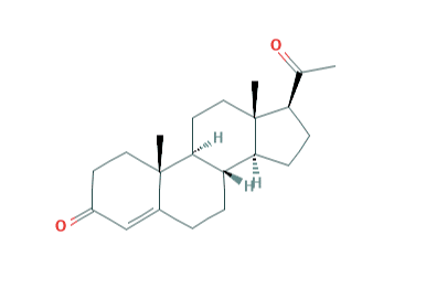 Progesteronmolekyl gestagen